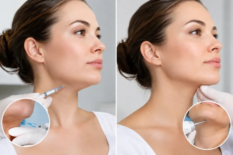 Kybella vs Liposuction for Double Chin Fat