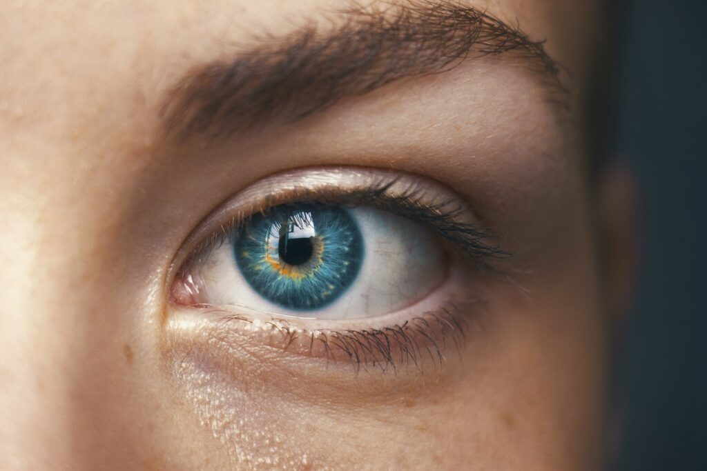 Close-up of the lower eyelid and under-eye area | LightTouch Med Spa Close-up of the lower eyelid and under-eye area